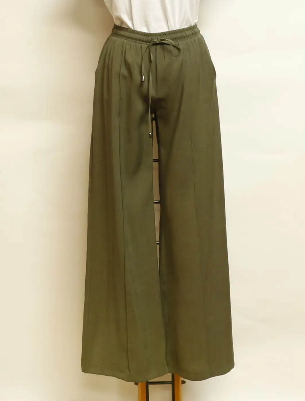 Women's Pants Albertini Khaki | casadimoda.gr